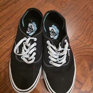 Vans Men's Black Canvas Sneakers